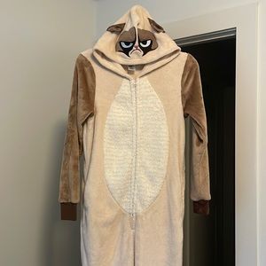 Grumpy Cat one piece zip up